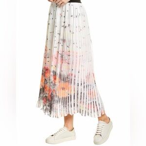 Gabby Isabella Pleated A-Line Skirt